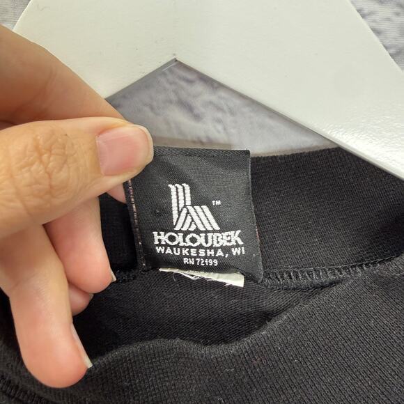 Harley Davidson Long Sleeve Shirt Black Size 2X Greenville, SC Blue Flame Logo - Picture 4 of 7